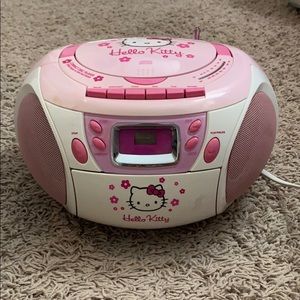 Old hello kitty compact disc player/ radio